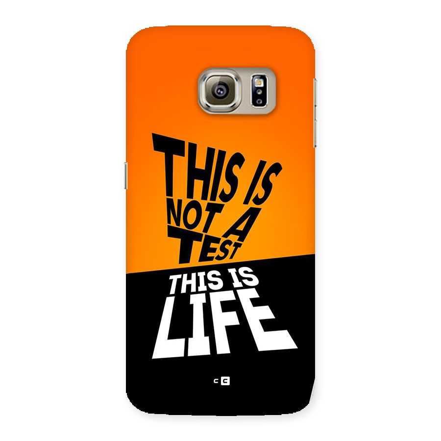 Test Life Back Case for Galaxy S6 edge