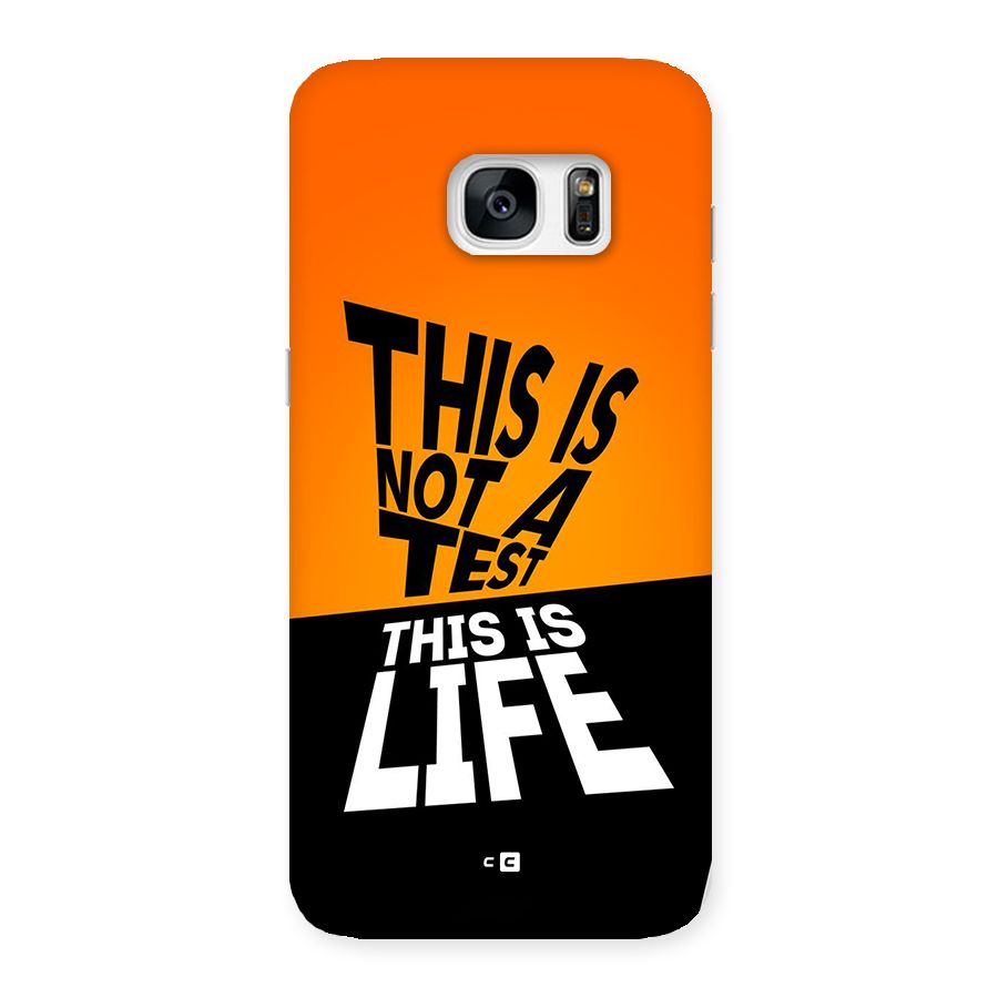 Test Life Back Case for Galaxy S7 Edge