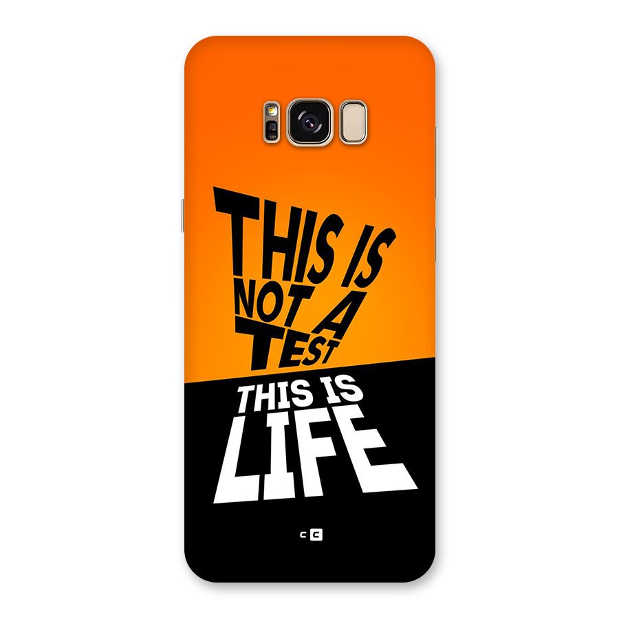 Test Life Back Case for Galaxy S8 Plus