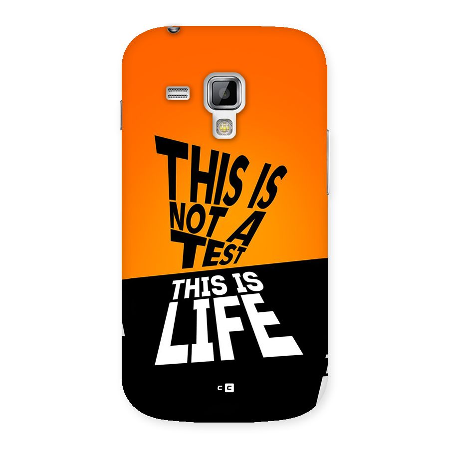 Test Life Back Case for Galaxy S Duos