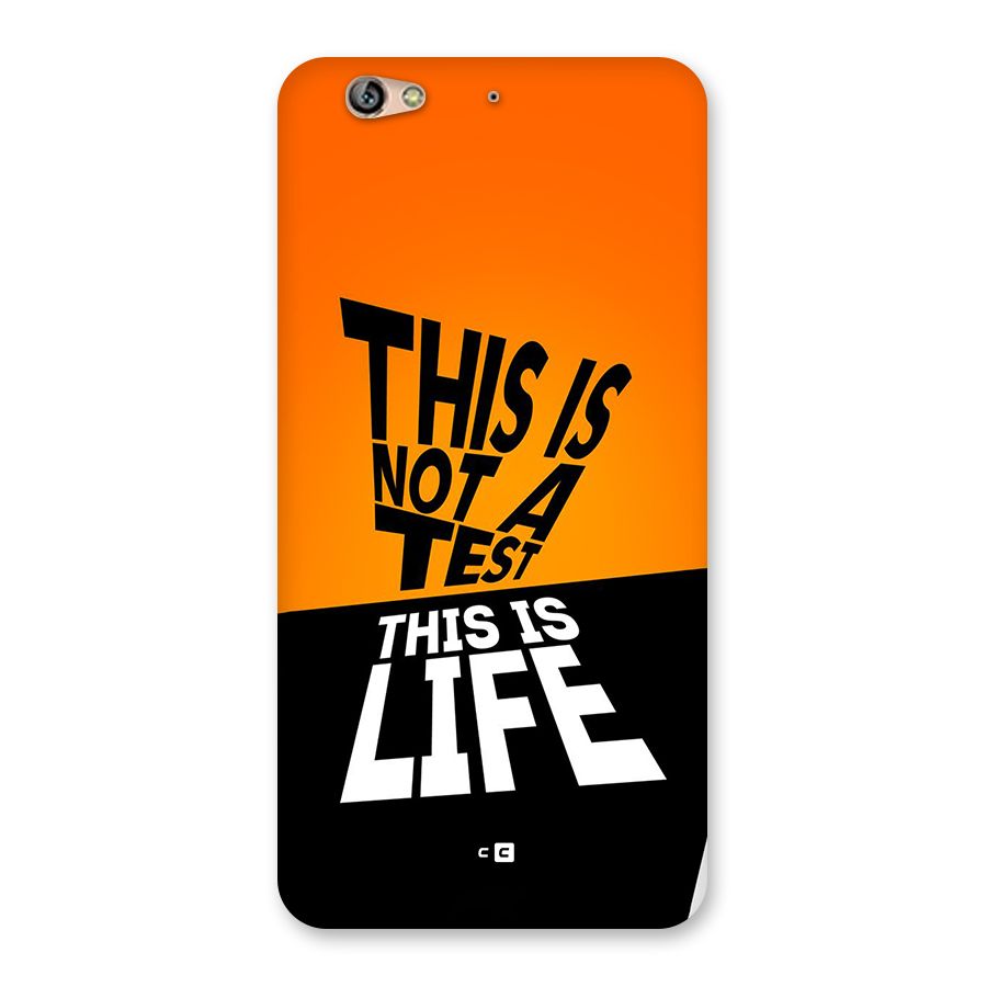 Test Life Back Case for Gionee S6