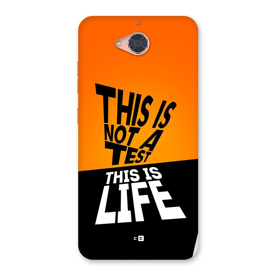 Test Life Back Case for Gionee S6 Pro