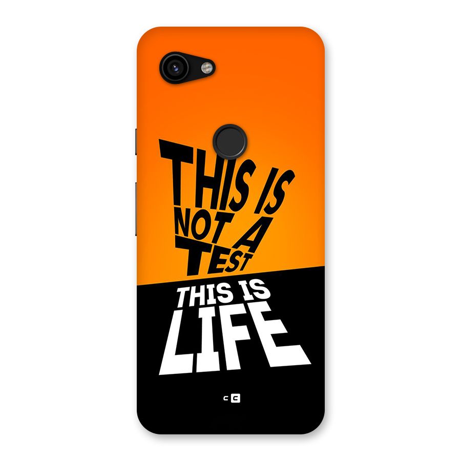 Test Life Back Case for Google Pixel 3a