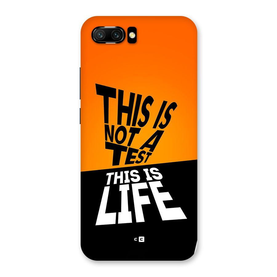 Test Life Back Case for Honor 10
