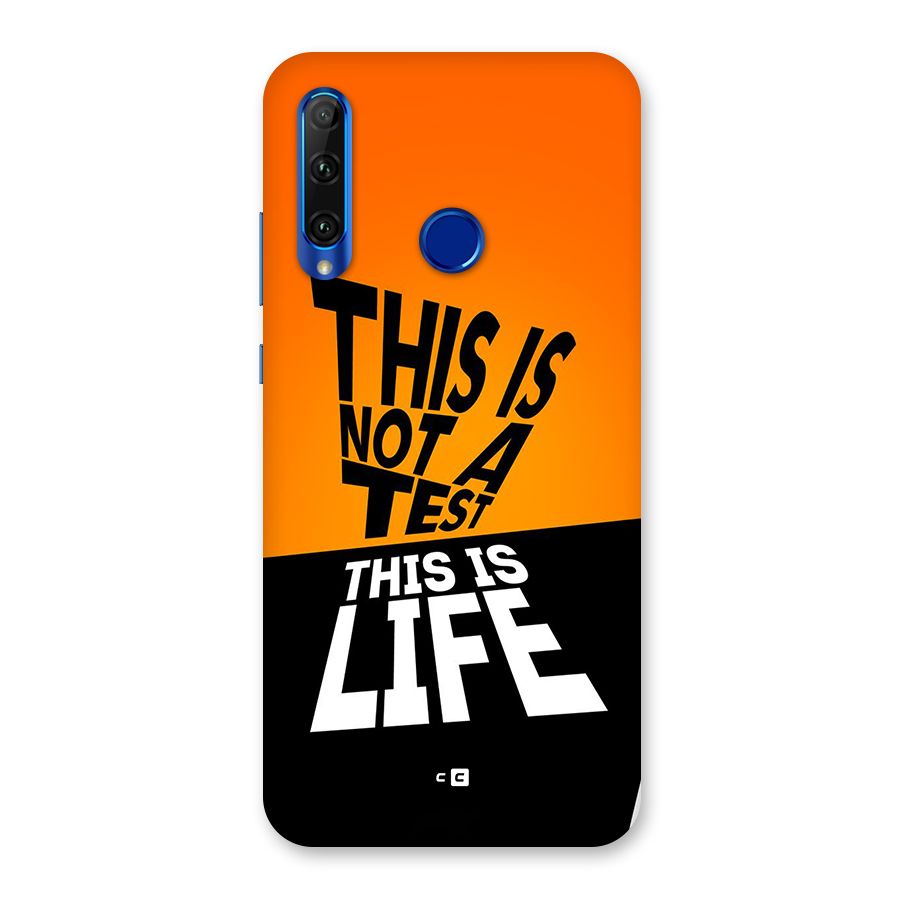Test Life Back Case for Honor 20i