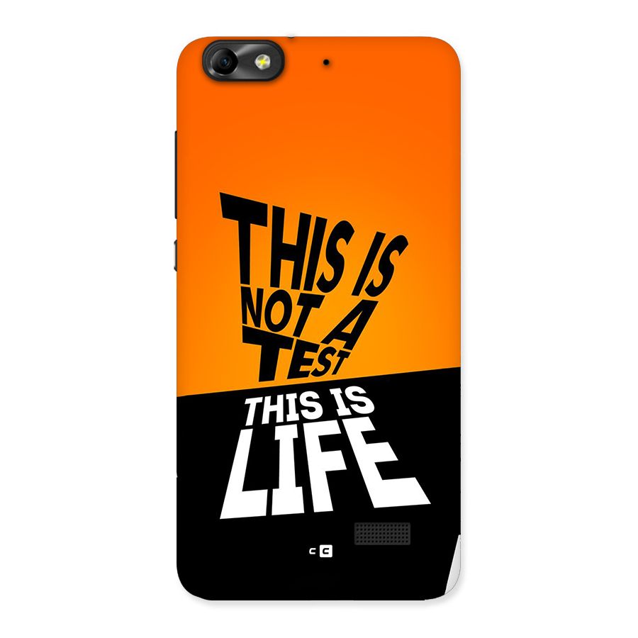 Test Life Back Case for Honor 4C