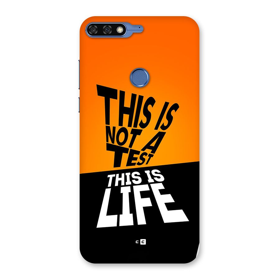 Test Life Back Case for Honor 7C
