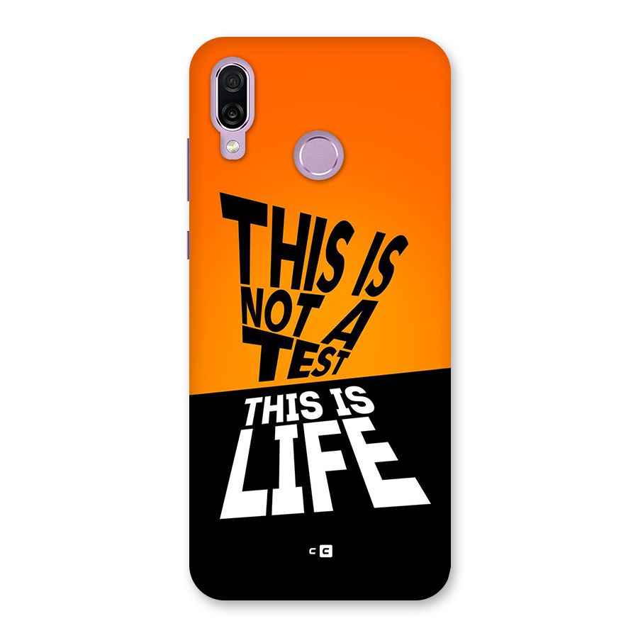 Test Life Back Case for Honor Play