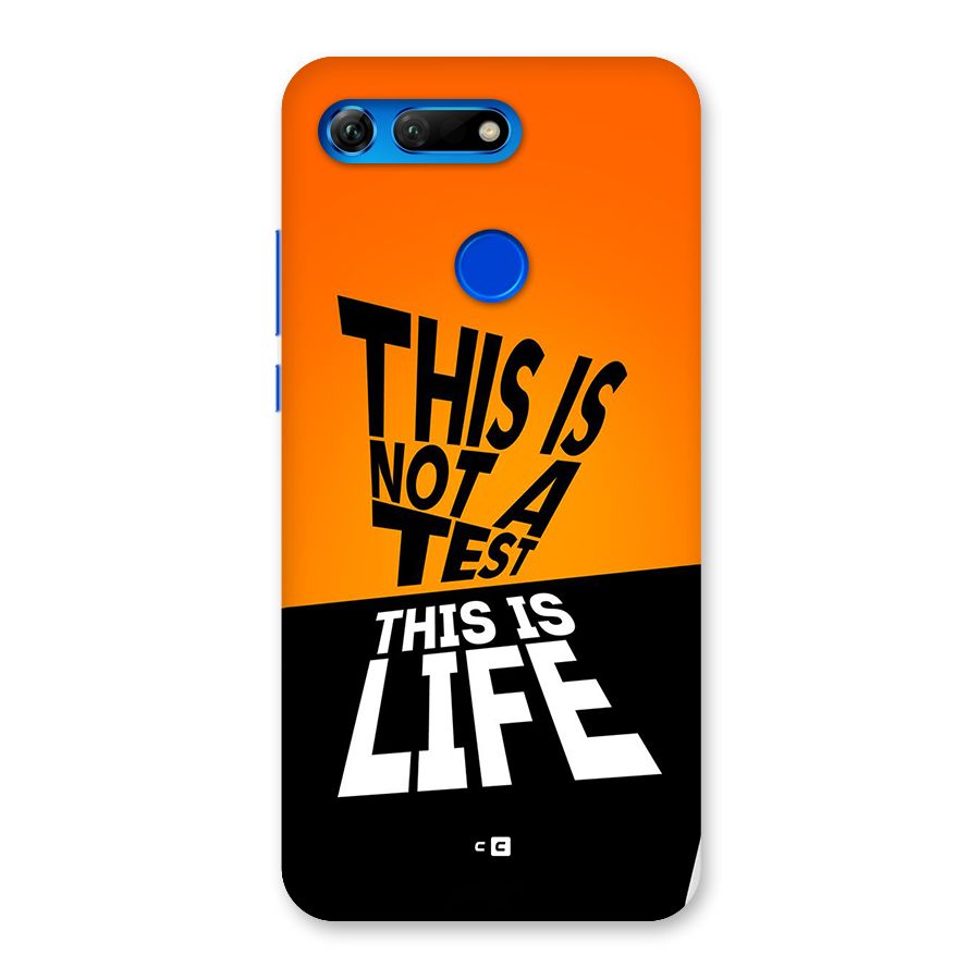 Test Life Back Case for Honor View 20
