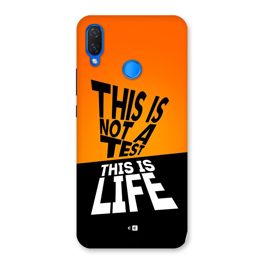 Test Life Back Case for Huawei P Smart Plus