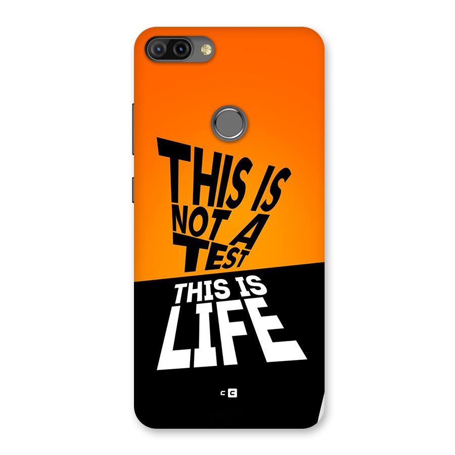 Test Life Back Case for Infinix Hot 6 Pro