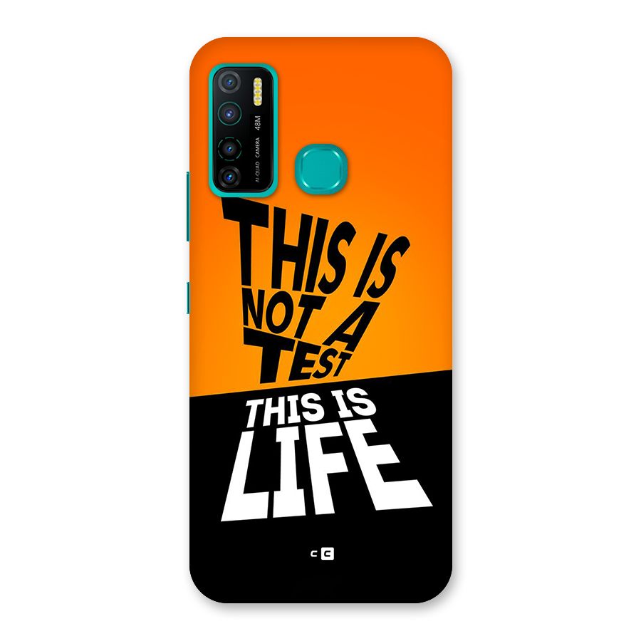 Test Life Back Case for Infinix Hot 9 Pro