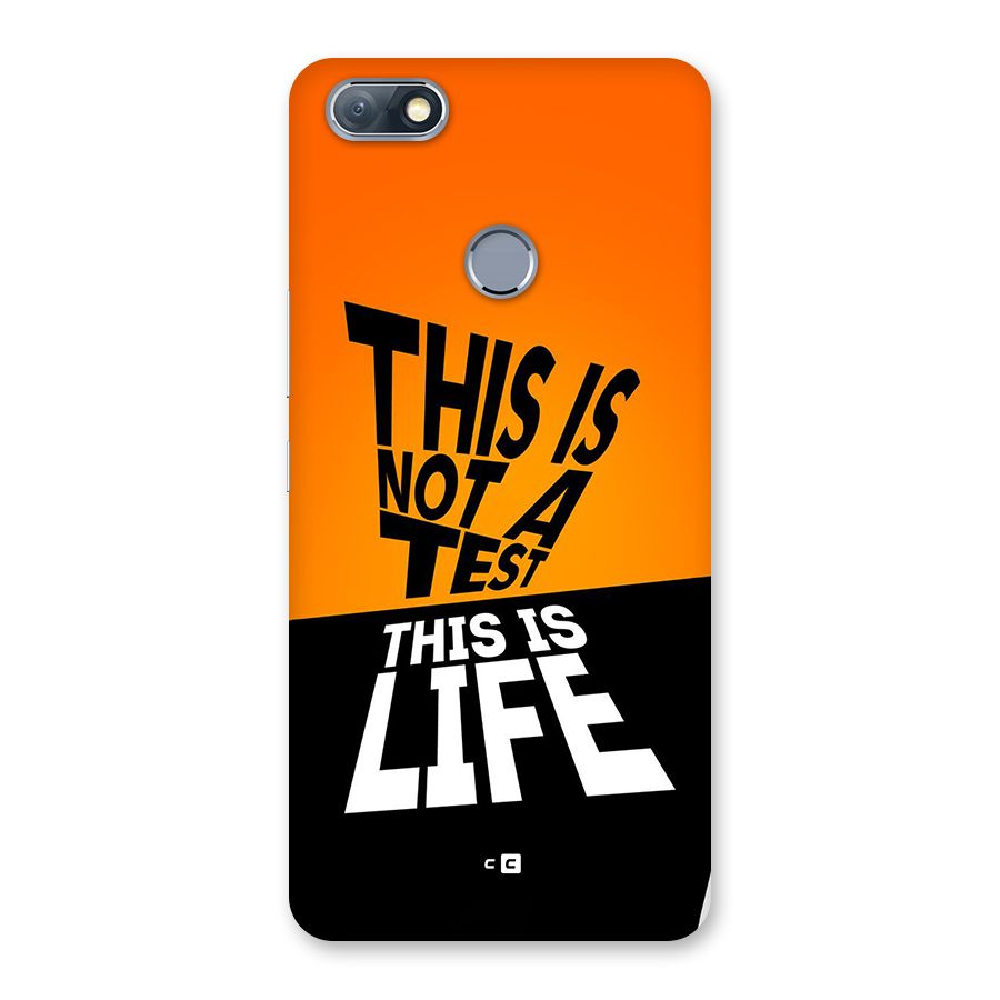 Test Life Back Case for Infinix Note 5