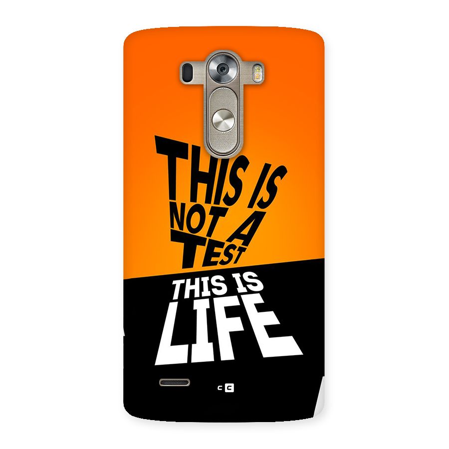 Test Life Back Case for LG G3