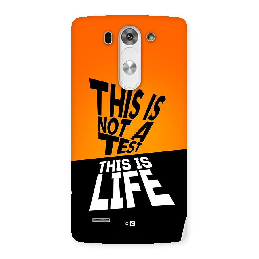 Test Life Back Case for LG G3 Mini