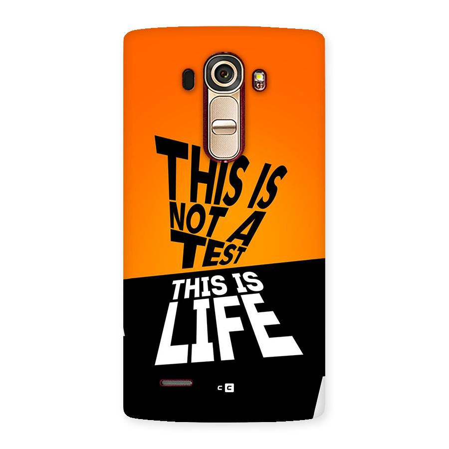 Test Life Back Case for LG G4