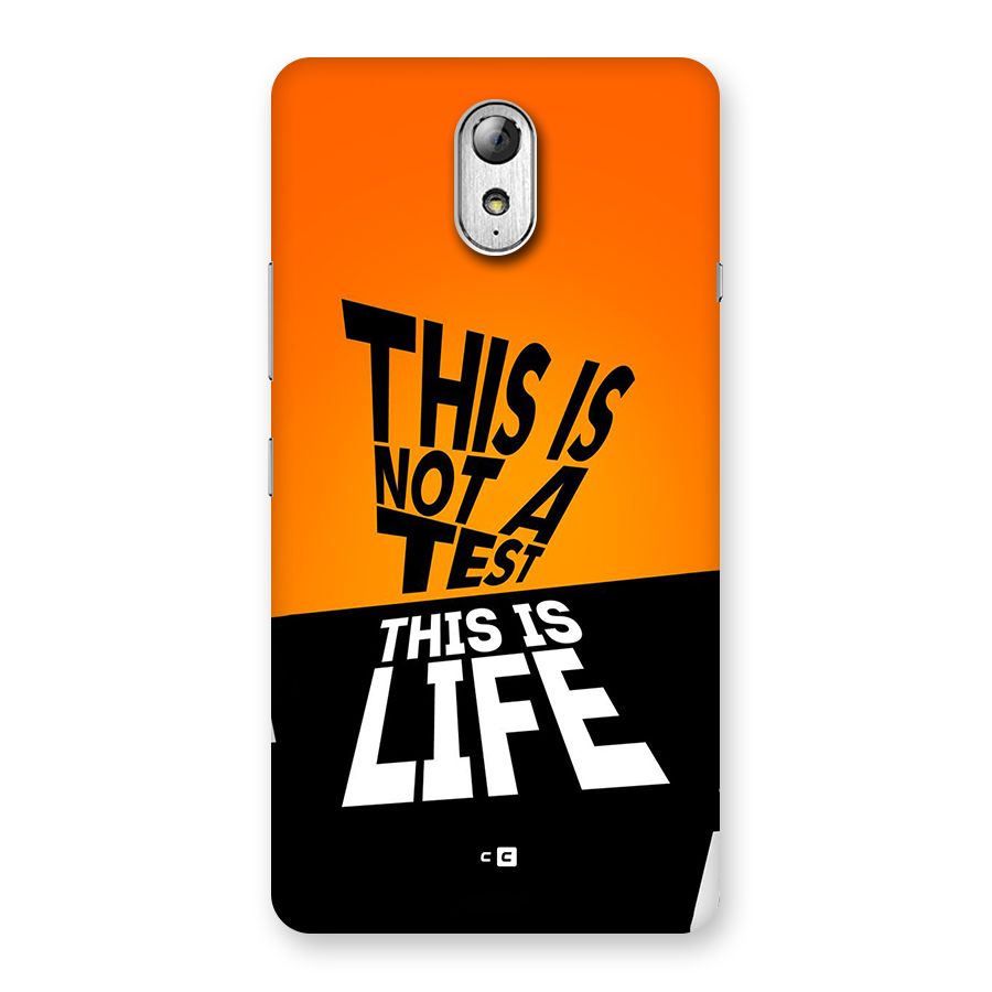 Test Life Back Case for Lenovo Vibe P1M
