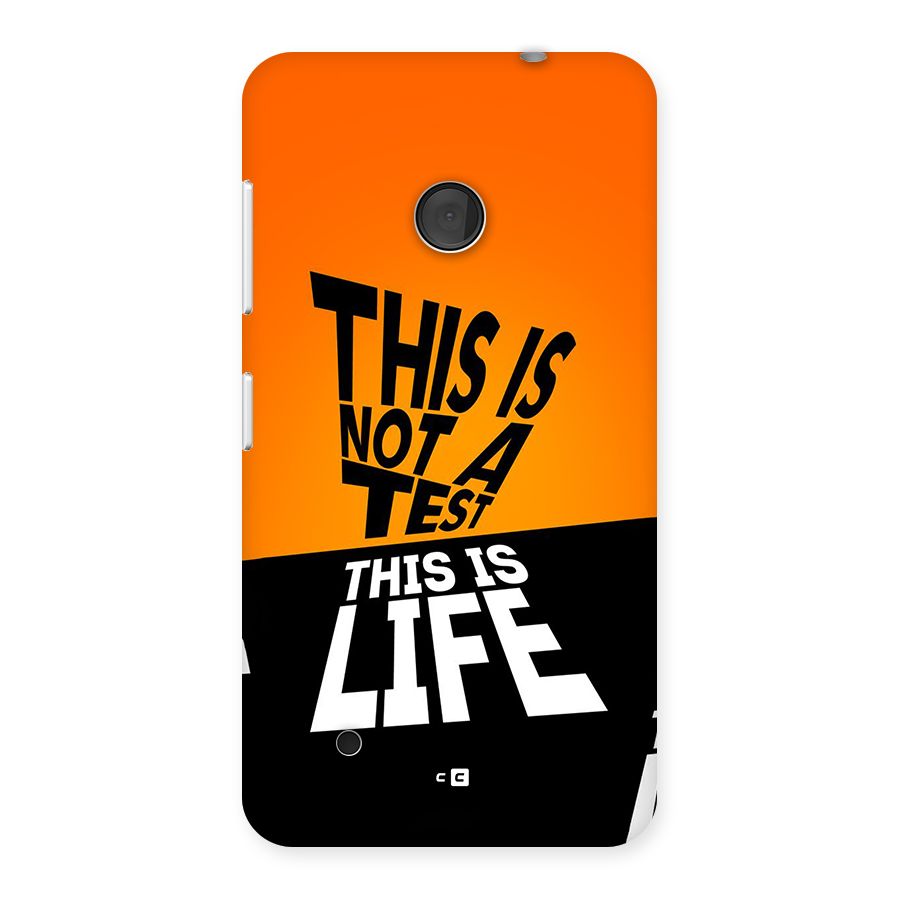 Test Life Back Case for Lumia 530