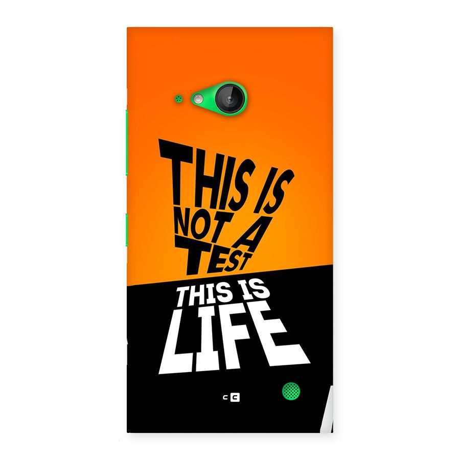 Test Life Back Case for Lumia 730