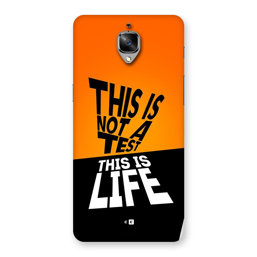 Test Life Back Case for OnePlus 3T