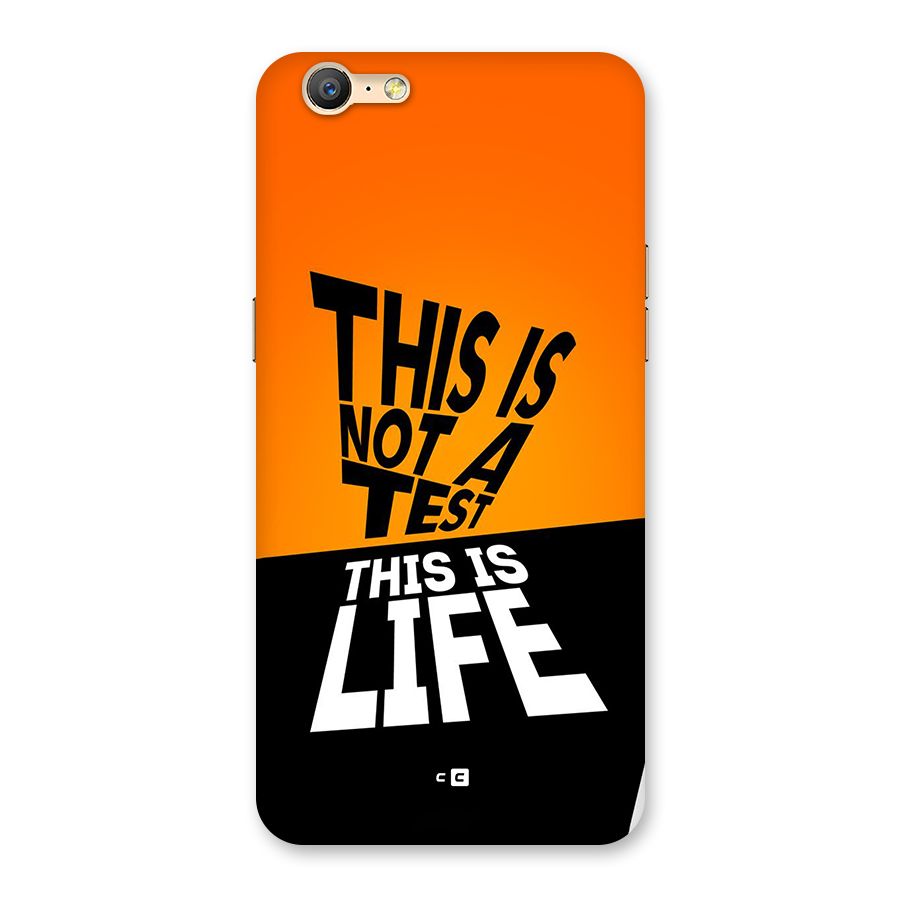 Test Life Back Case for Oppo A57