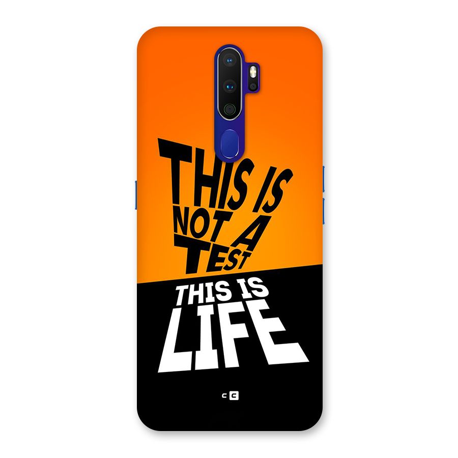Test Life Back Case for Oppo A9 (2020)