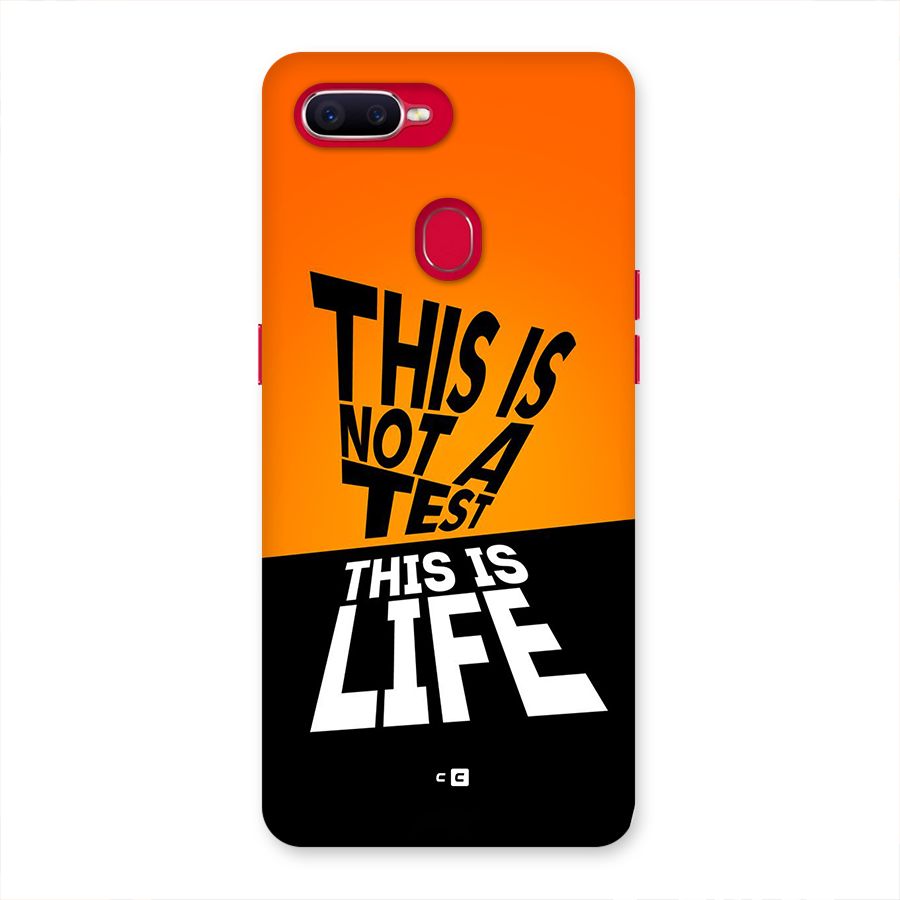 Test Life Back Case for Oppo F9 Pro
