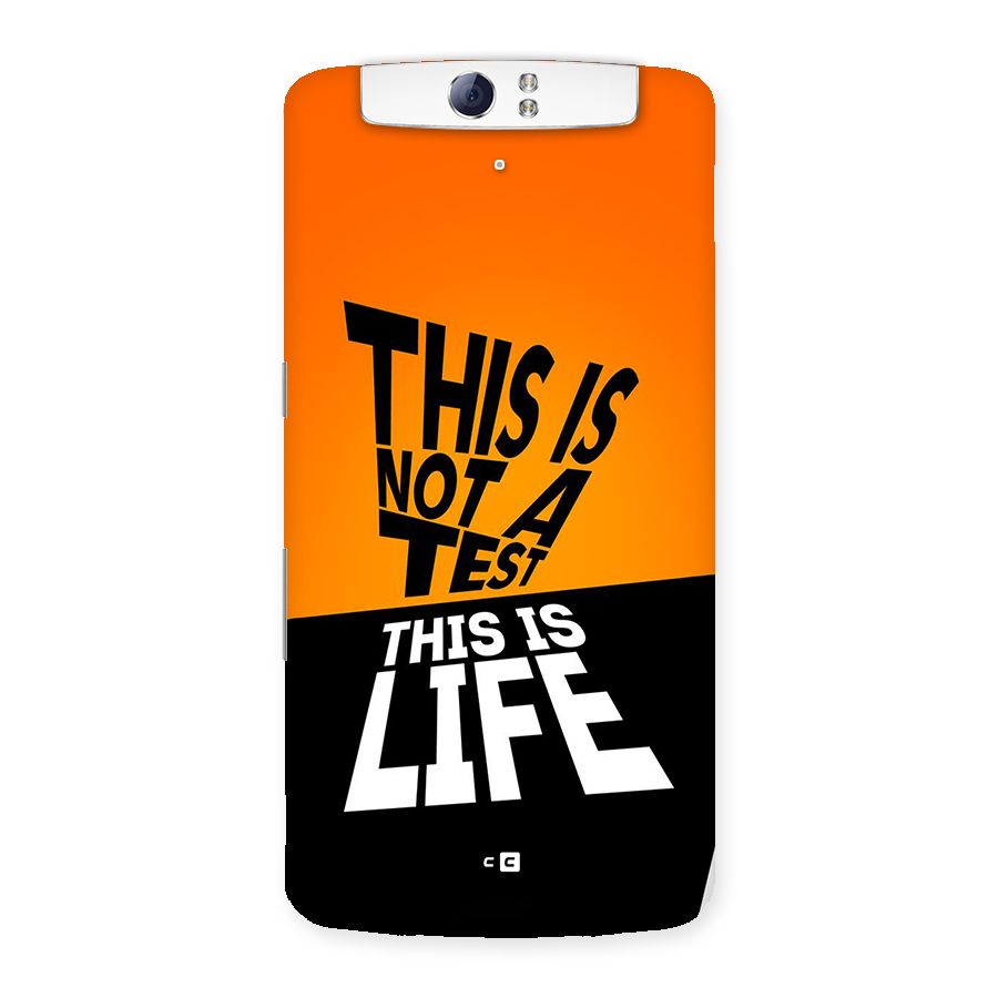 Test Life Back Case for Oppo N1