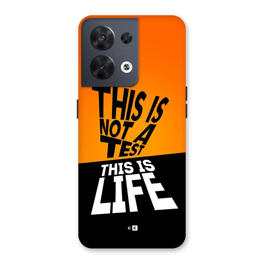 Test Life Back Case for Oppo Reno8 5G