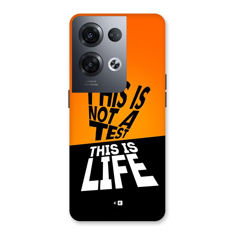 Test Life Back Case for Oppo Reno8 Pro 5G
