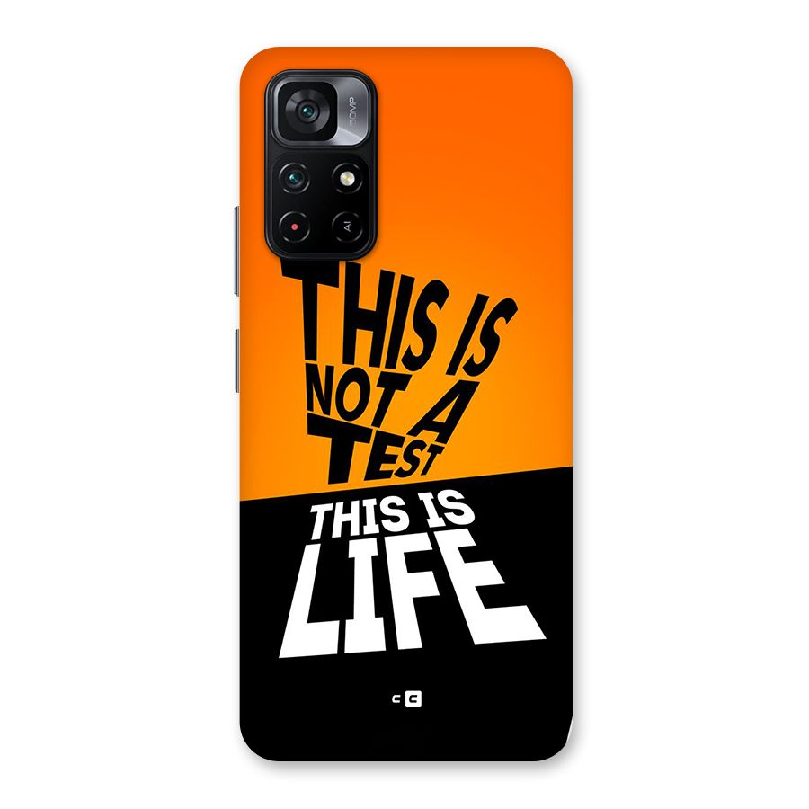 Test Life Back Case for Poco M4 Pro 5G