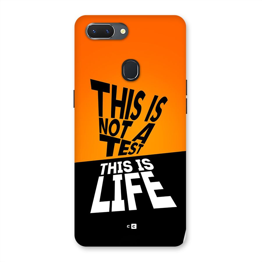 Test Life Back Case for Realme 2