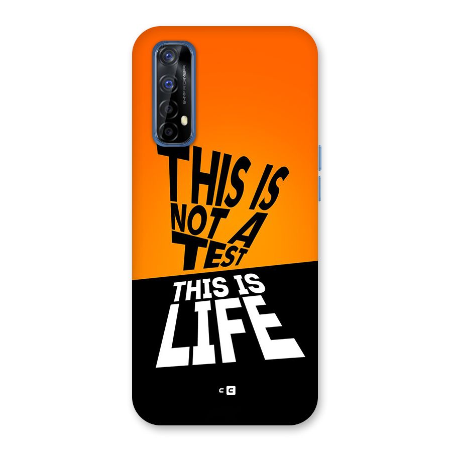 Test Life Back Case for Realme 7