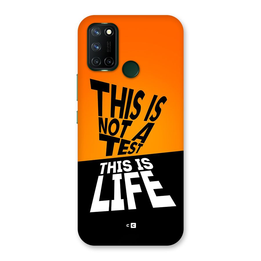 Test Life Back Case for Realme 7i