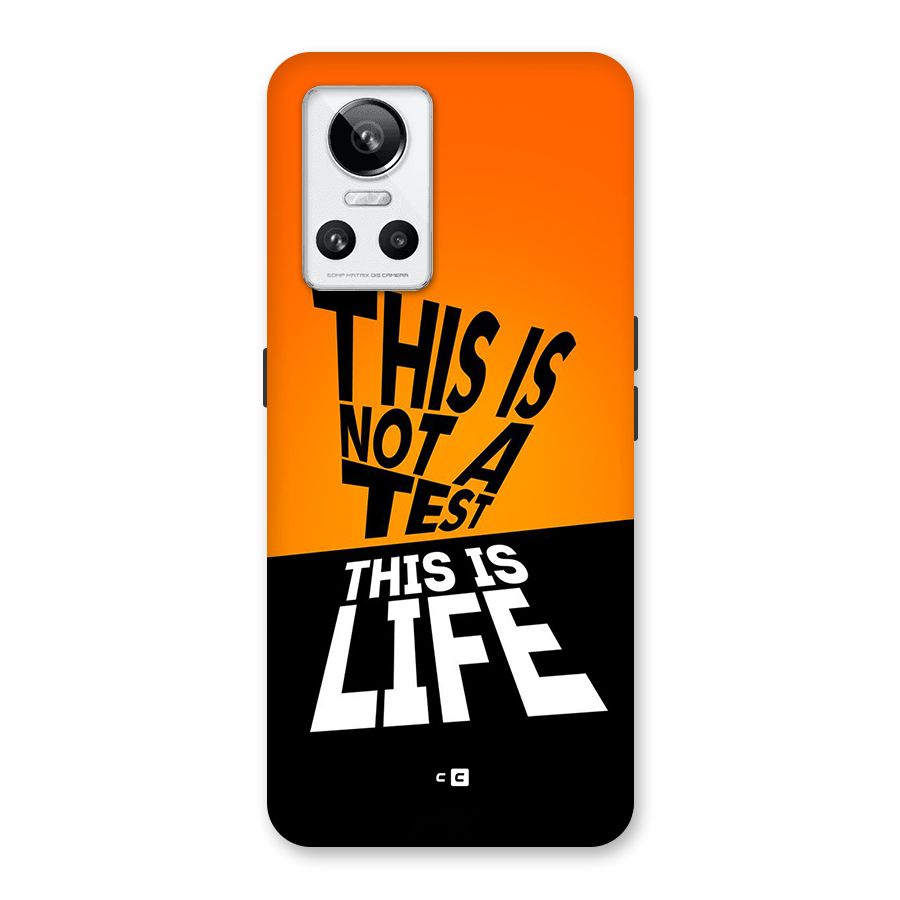 Test Life Back Case for Realme GT Neo 3