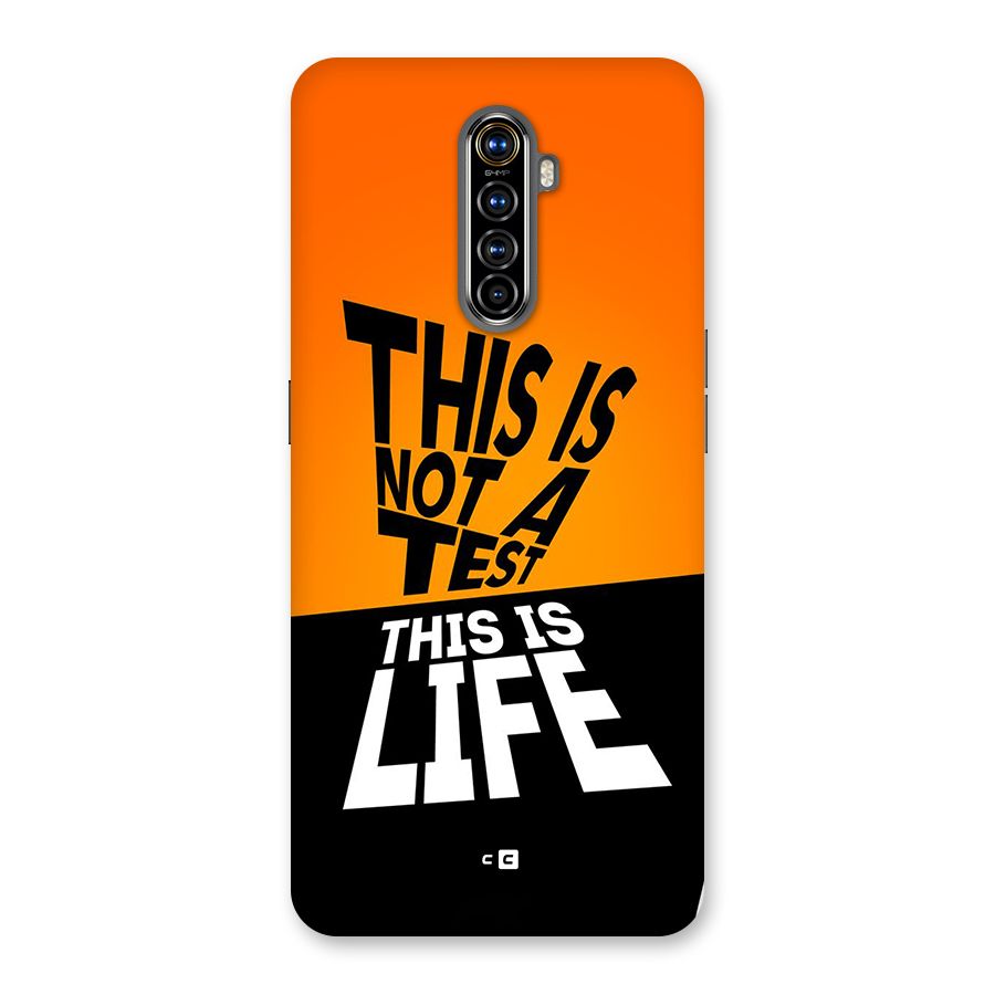 Test Life Back Case for Realme X2 Pro