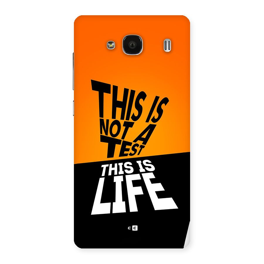 Test Life Back Case for Redmi 2