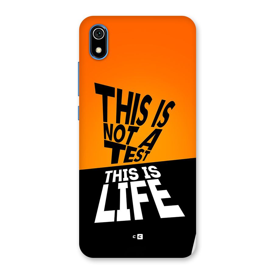 Test Life Back Case for Redmi 7A