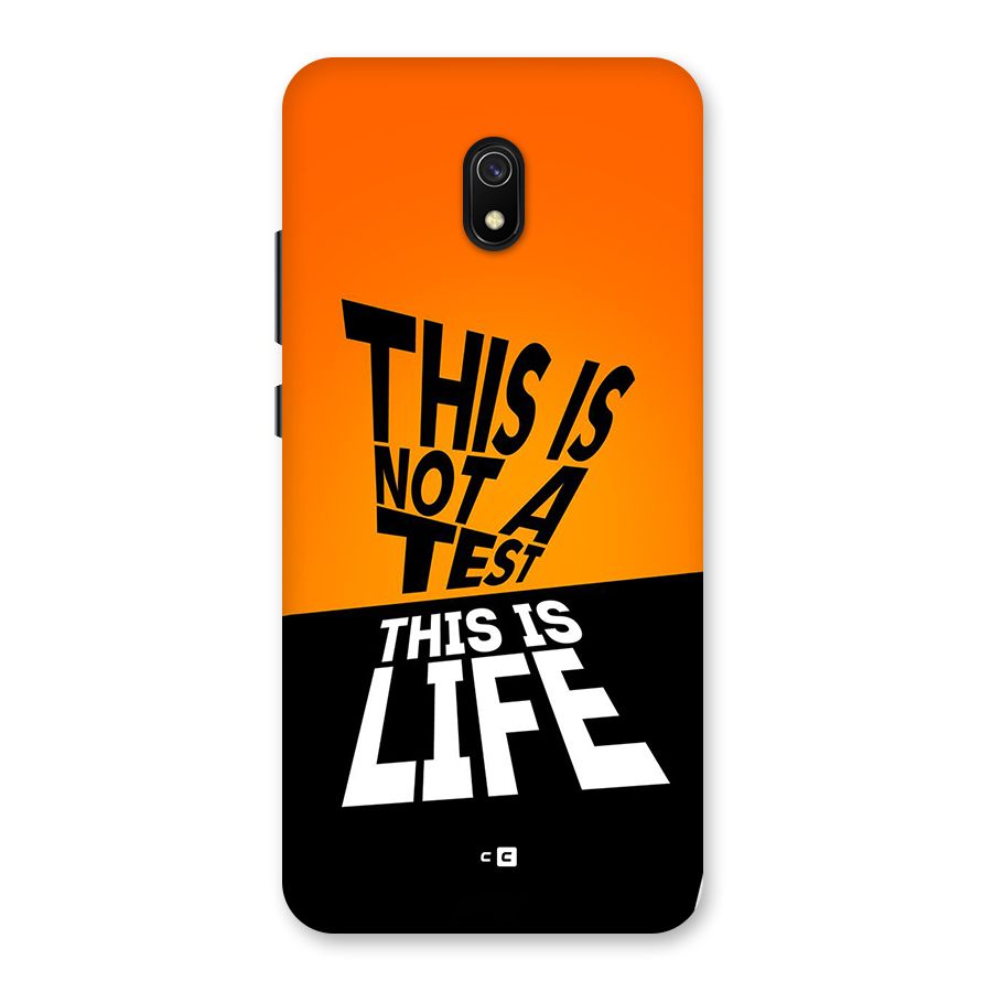 Test Life Back Case for Redmi 8A