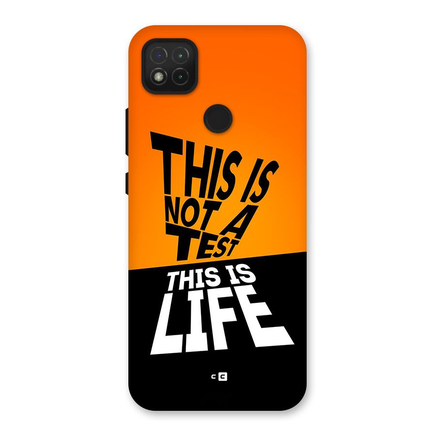 Test Life Back Case for Redmi 9