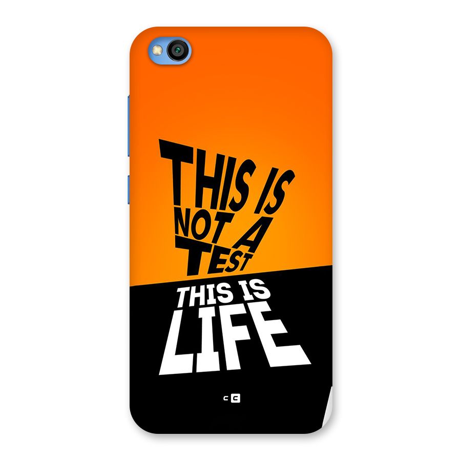 Test Life Back Case for Redmi Go