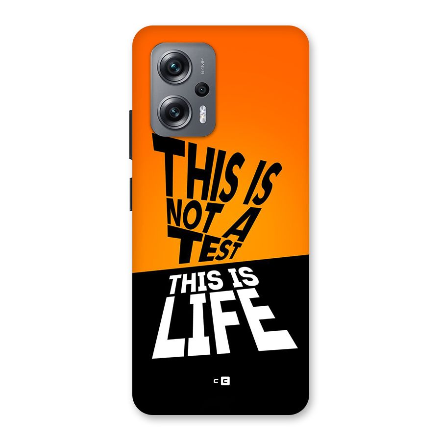 Test Life Back Case for Redmi K50i