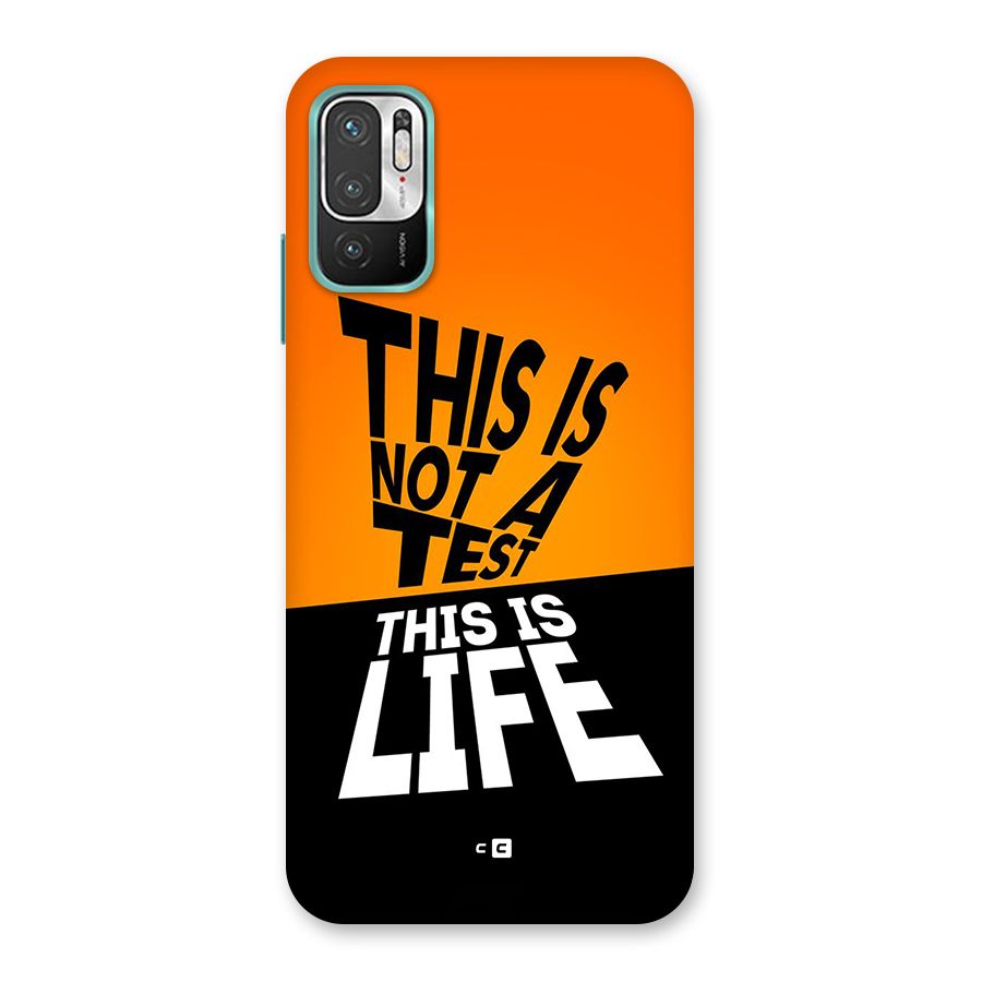 Test Life Back Case for Redmi Note 10T 5G