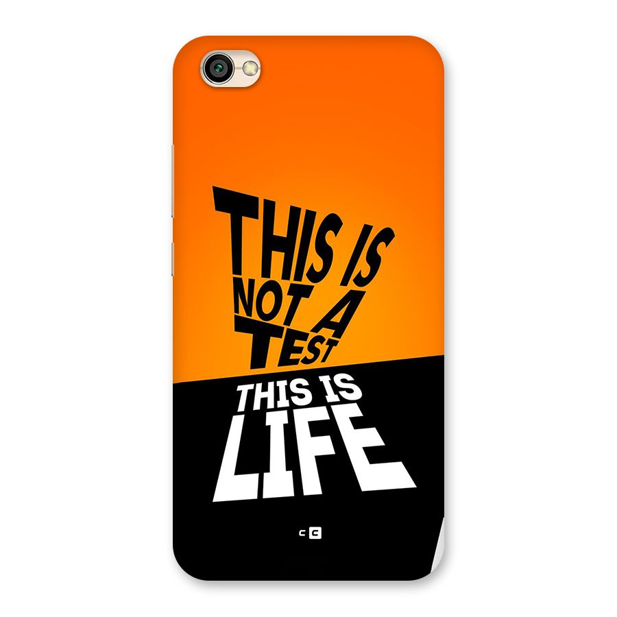 Test Life Back Case for Redmi Y1 Lite