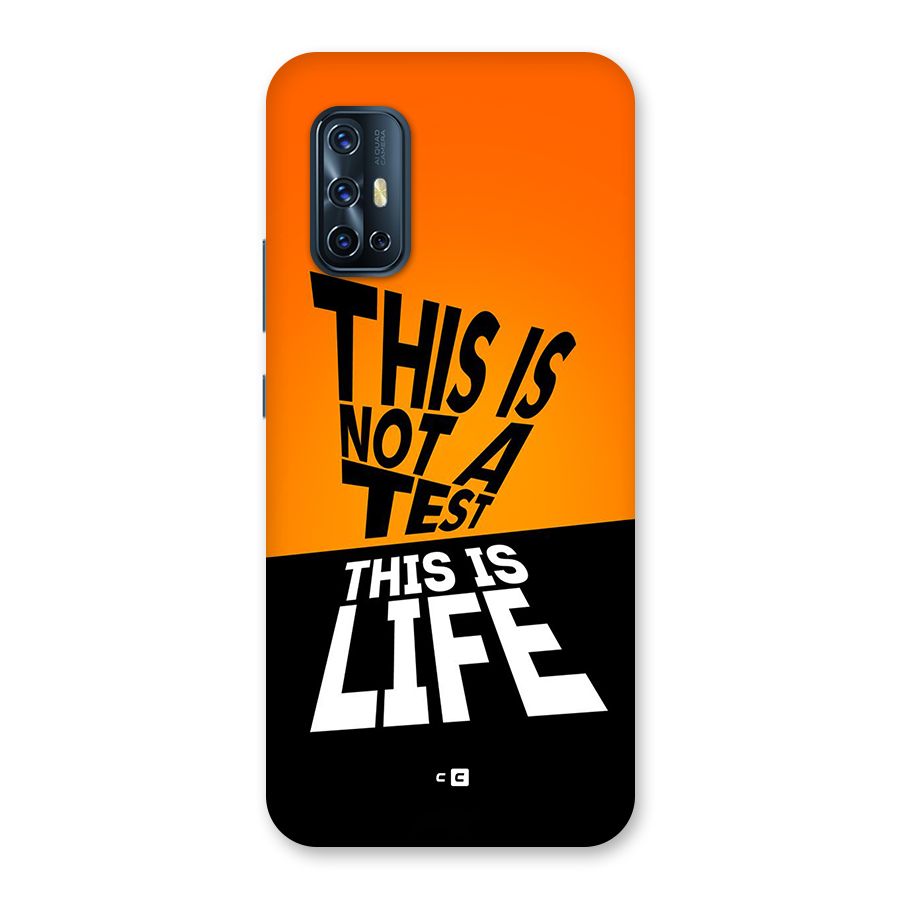 Test Life Back Case for Vivo V17
