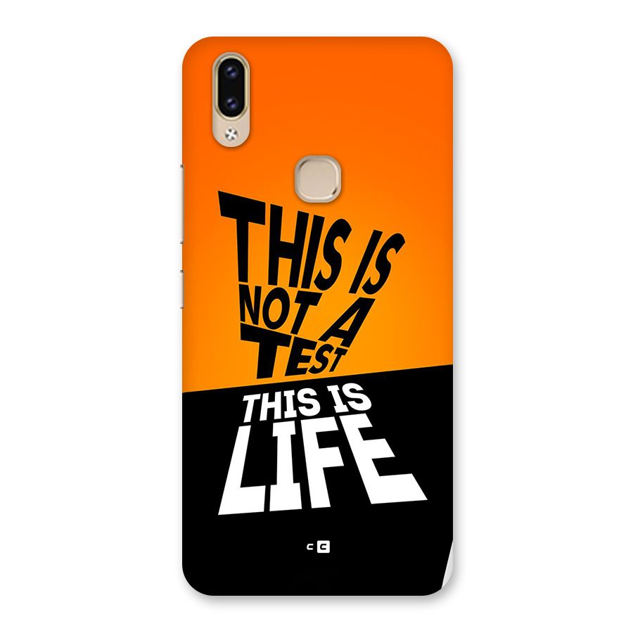 Test Life Back Case for Vivo V9 Youth