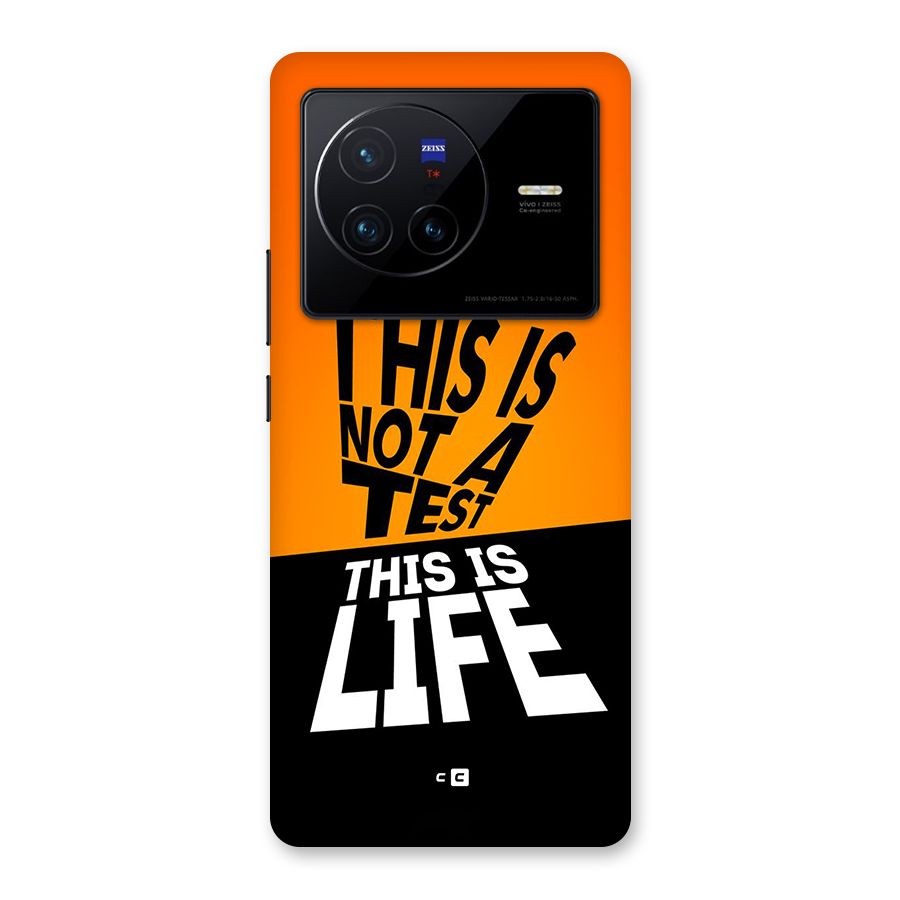 Test Life Back Case for Vivo X80