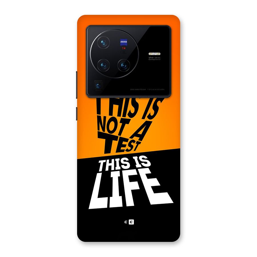 Test Life Back Case for Vivo X80 Pro