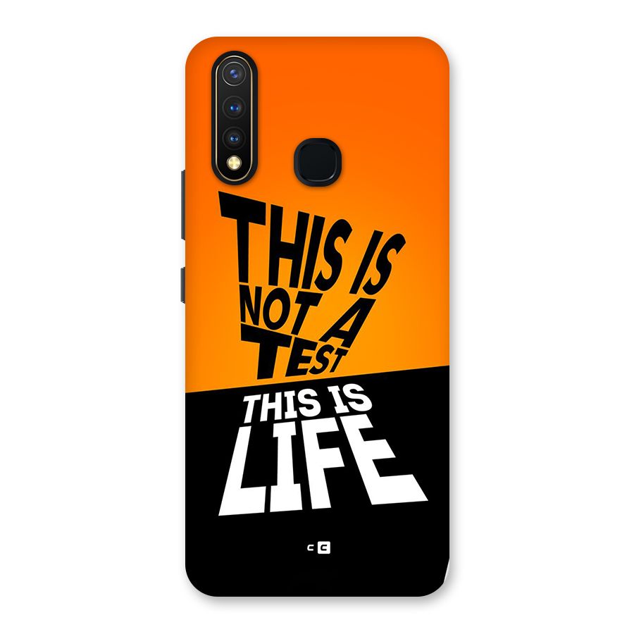 Test Life Back Case for Vivo Y19