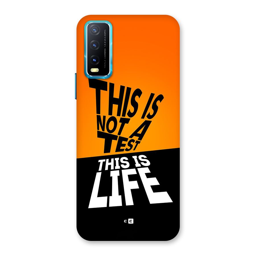 Test Life Back Case for Vivo Y20G